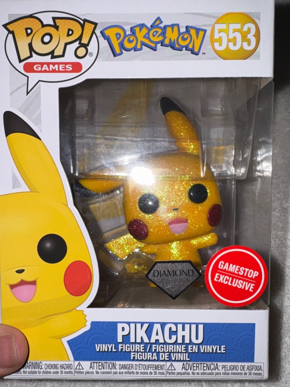 Pikachu Funko Pop in box